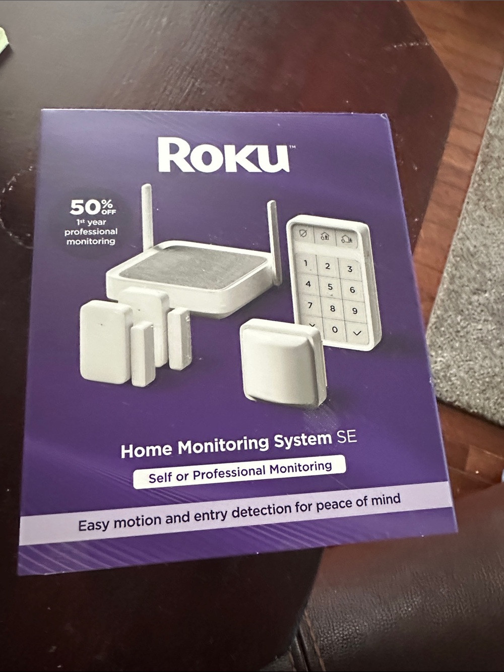 Roku Home Monitoring System SE - Purple and White